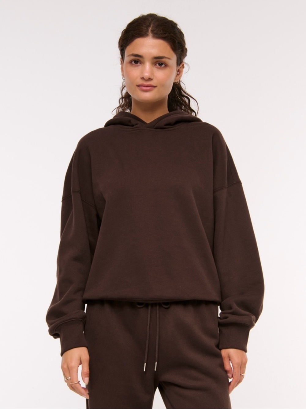 Women’s Sunday Hoodie in Dark Coffee